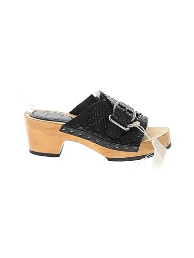 Pre-owned Rag & Co Mule/clog In Black