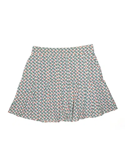 Pre-owned Maeve By Anthropologie Casual Skirt In Blue