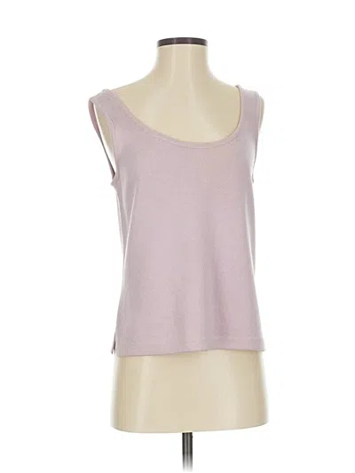 Pre-owned St John Sleeveless Top Pink Scoop Neck Tops