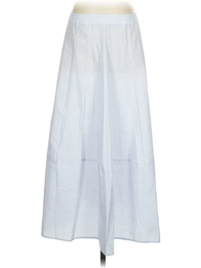 Pre-owned Ming Wang Casual Skirt In White