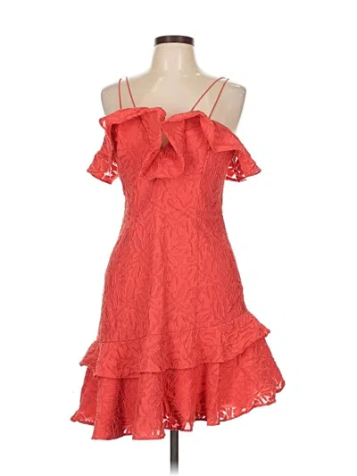 Pre-owned C/meo Collective Cocktail Dress In Red