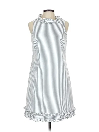 Pre-owned Eliza J Casual Dress In Silver