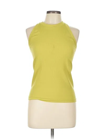 Pre-owned Athleta Sleeveless T-shirt In Yellow