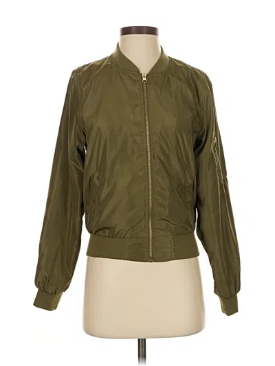 Pre-owned Forever 21 Jacket In Green