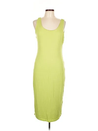 Pre-owned Bar Iii Casual Dress In Green