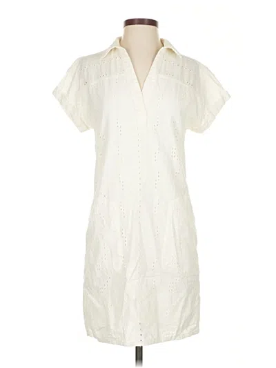 Pre-owned Prana Casual Dress In White