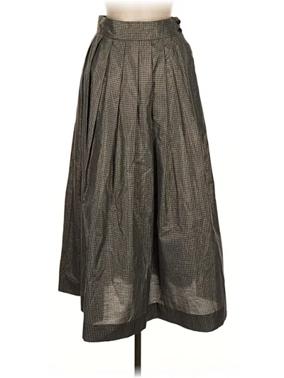 Pre-owned Talbots Formal Skirt In Gray