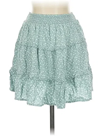 Pre-owned Hollister Casual Skirt In Blue