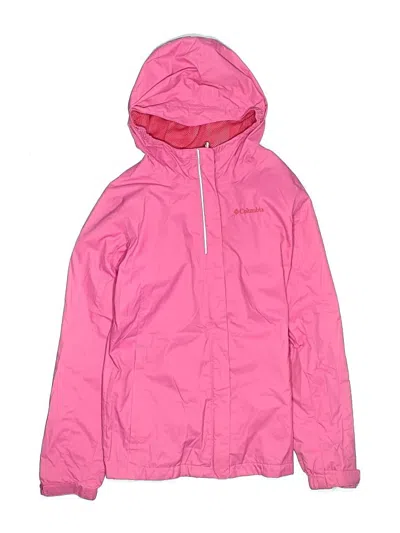 Pre-owned Columbia Kids' Jacket In Pink