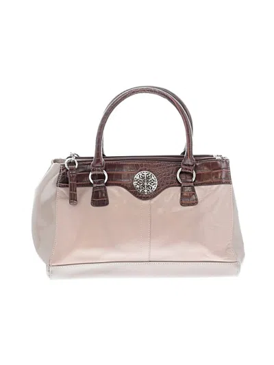 Pre-owned Giani Bernini Shoulder Bag In Pink