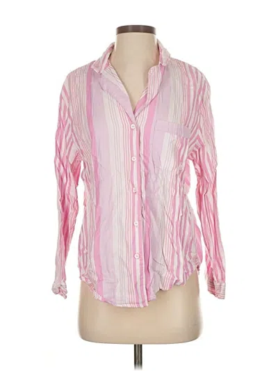 Pre-owned Victoria's Secret Long Sleeve Blouse In Pink