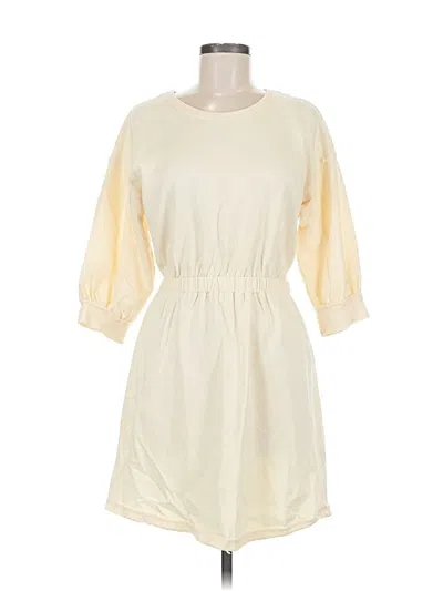 Pre-owned Umgee Casual Dress In White