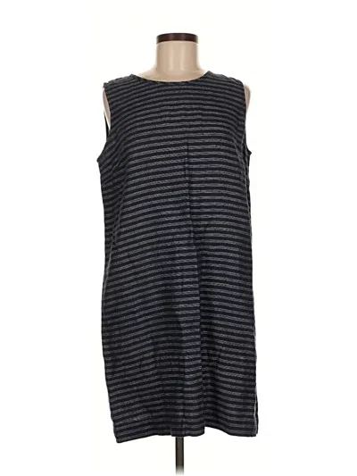 Pre-owned Jjill Casual Dress In Black