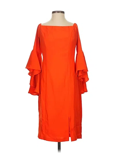 Pre-owned Venus Cocktail Dress In Orange