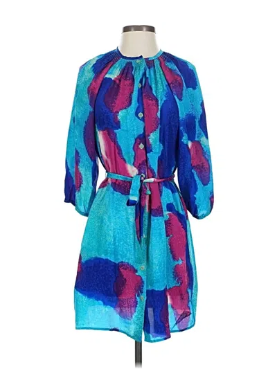 Pre-owned Tucker Casual Dress In Blue