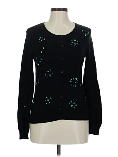 Pre-owned New York And Company Cardigan Sweater In Black