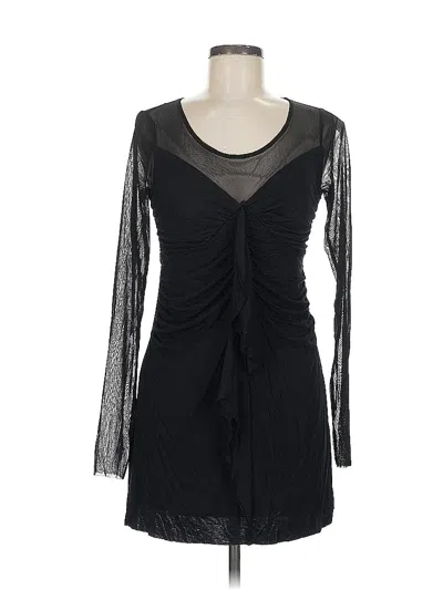 Pre-owned Vivienne Vivienne Tam Casual Dress In Black