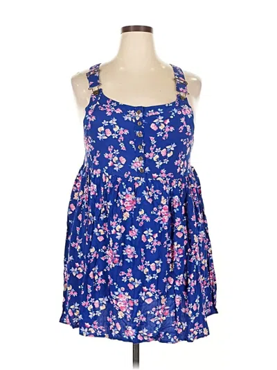 Pre-owned Xhilaration Casual Dress In Blue