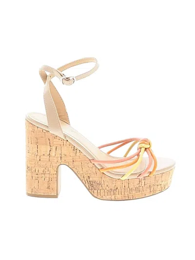 Pre-owned Soda Heels In Orange