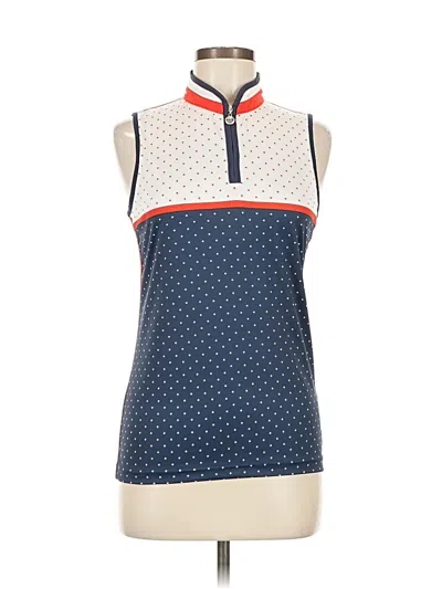 Pre-owned Golfino Active Tank Top In Blue