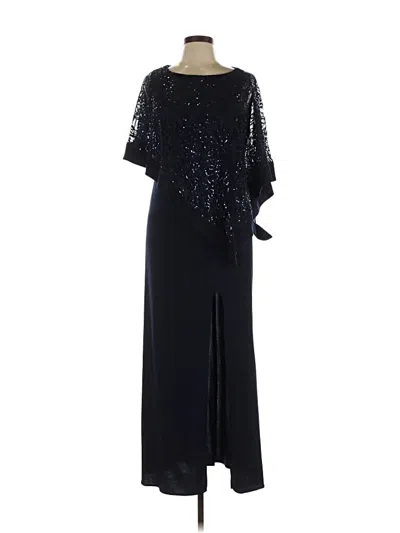 Pre-owned R & M Richards Cocktail Dress In Blue