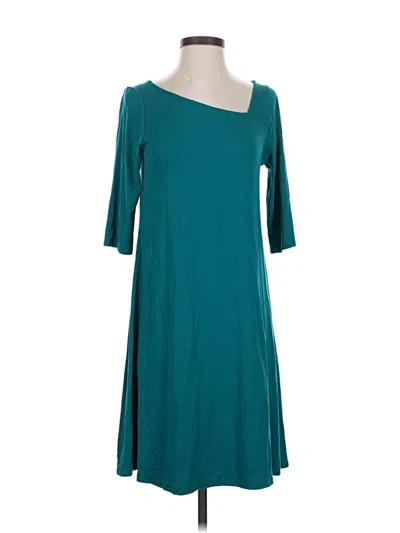 Pre-owned Eileen Fisher Casual Dress In Blue