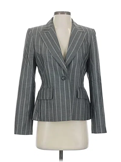 Pre-owned Anne Klein Blazer Jacket In Gray