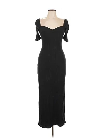 Pre-owned Reformation Cocktail Dress In Black