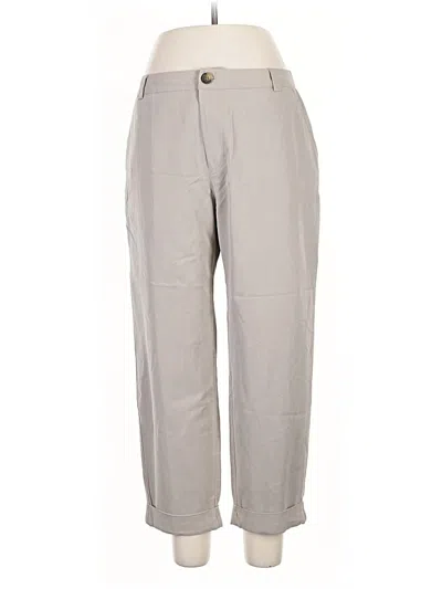 Pre-owned Apricot Casual Pants In Gray