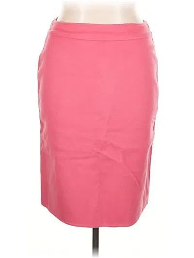 Pre-owned Talbots Wool Skirt In Pink
