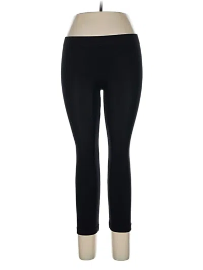 Pre-owned Pink Rose Active Pants In Black