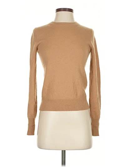 Pre-owned Uniqlo Cashmere Pullover Sweater In Brown