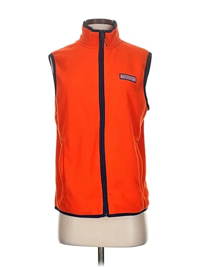 Pre-owned Vineyard Vines Vest In Orange