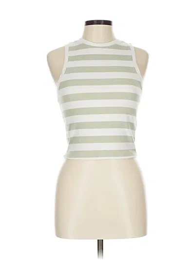 Pre-owned Hollister Tank Top Green Halter Neckline Tops