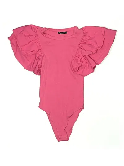 Pre-owned Zara Bodysuit In Pink