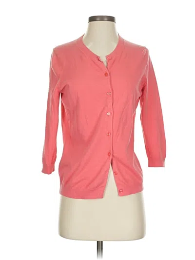 Pre-owned Madison Cardigan Sweater In Pink