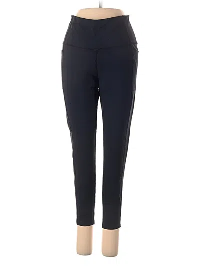 Pre-owned Skechers Active Pants In Black