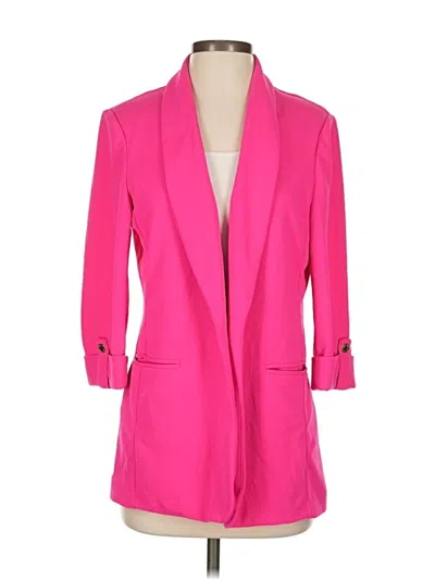 Pre-owned Anne Klein Blazer Jacket In Pink