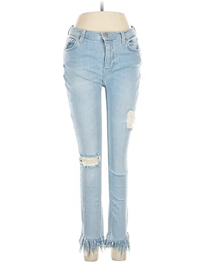 Pre-owned Free People Jeans In Blue