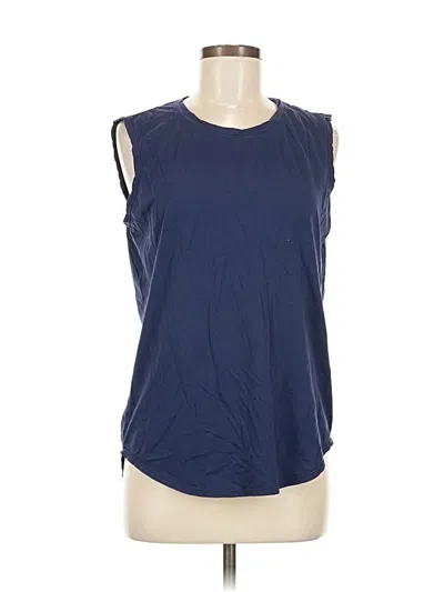 Pre-owned Michael Stars Sleeveless T-shirt In Blue