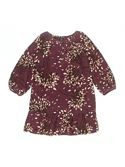 Pre-owned Baby Gap Kids' Dress In Burgundy