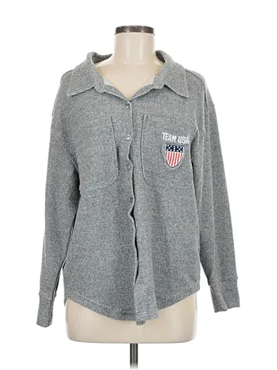 Pre-owned Gameday Couture Cardigan Sweater In Gray