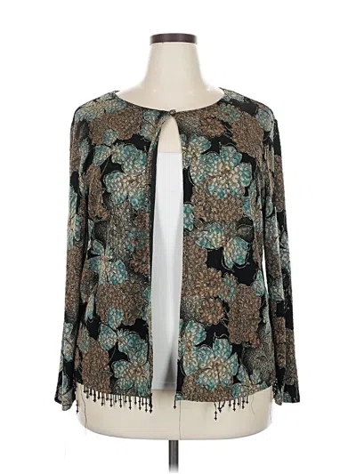 Pre-owned Dressbarn Kimono In Blue