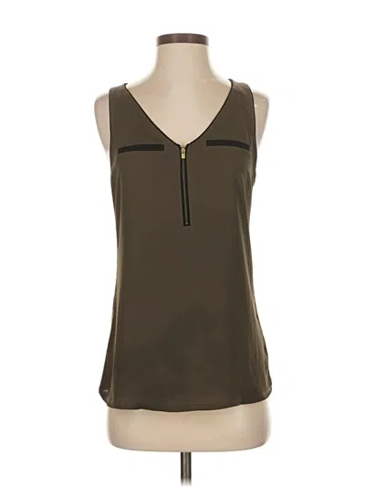 Pre-owned Express Sleeveless Top Brown Halter Neckline Tops