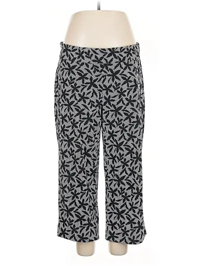 Pre-owned Lands' End Casual Pants In Gray