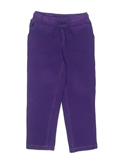 Pre-owned Primary Clothing Kids' Casual Pants In Purple