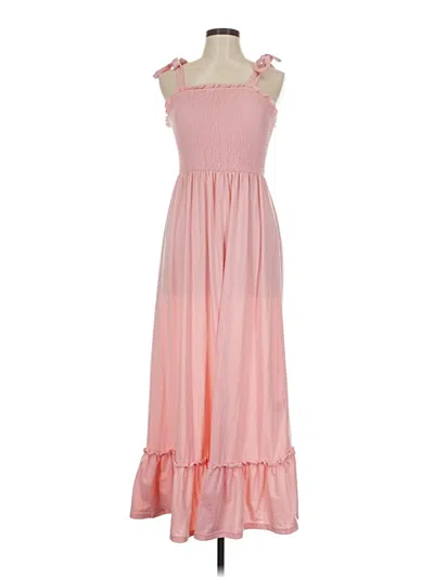 Pre-owned Assorted Brands Casual Dress In Pink