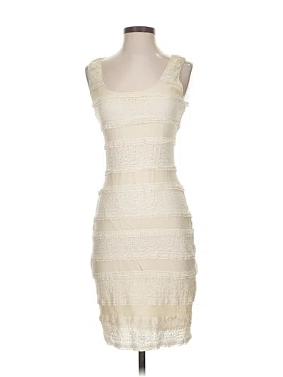 Pre-owned Max Studio Cocktail Dress In White