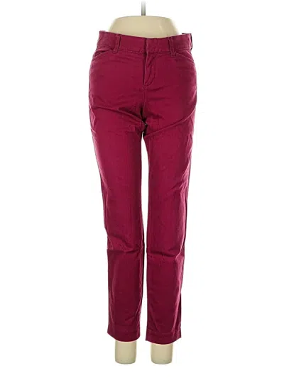 Pre-owned Old Navy Casual Pants In Burgundy