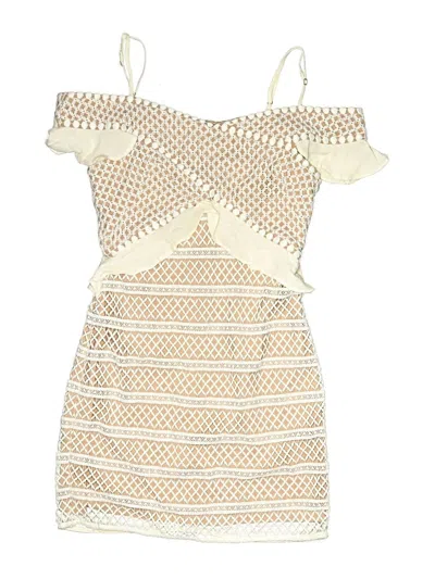 Pre-owned Stylestalker Cocktail Dress In Brown